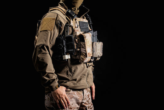 BKG ARC-Style LEAF DRAC Softshell Combat Jacket Crocodile