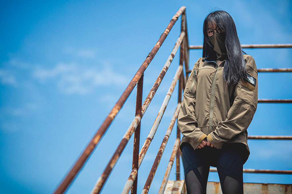 BKG ARC-Style LEAF DRAC Softshell Combat Jacket Crocodile