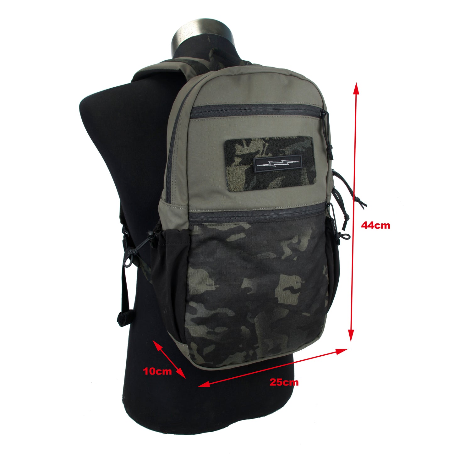 BKG LBT-Style 8005 14L Pack Mas Grey with Multicam Black