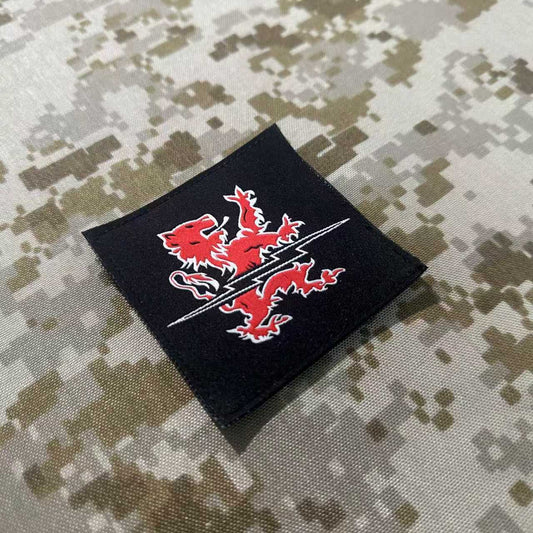 BKG LB X DE Style SK8 Red Lion Patch