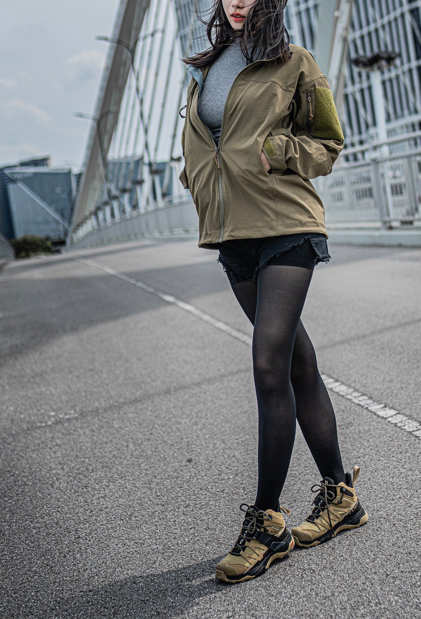 BKG ARC-Style LEAF Crocodile Softshell Gen1 Combat Jacket