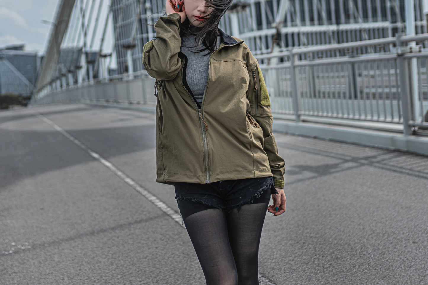 BKG ARC-Style LEAF Crocodile Softshell Gen1 Combat Jacket