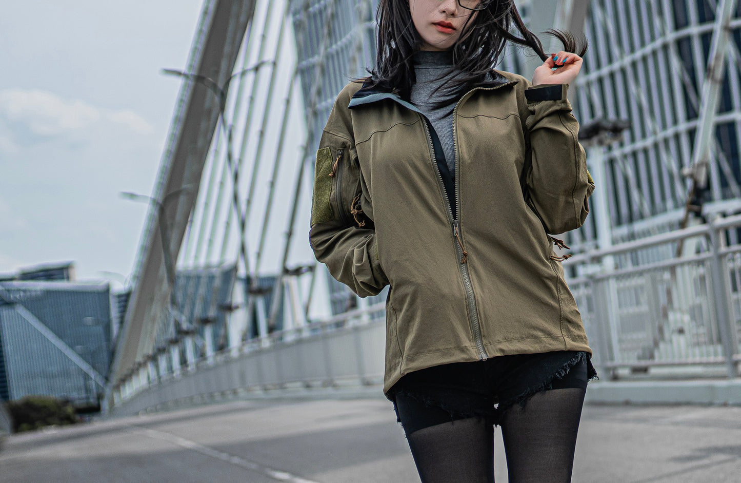 BKG ARC-Style LEAF Crocodile Softshell Gen1 Combat Jacket