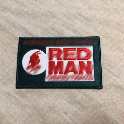 BKG DEVGRU Red Squadron Version Red Man Embroidery Patch