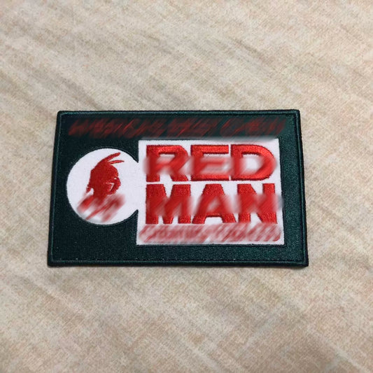 BKG DEVGRU Red Squadron Version Red Man Embroidery Patch