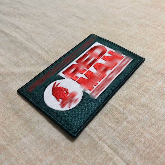 BKG DEVGRU Red Squadron Version Red Man Embroidery Patch