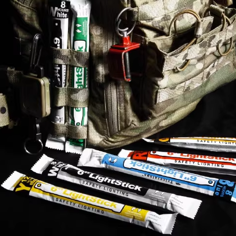 Triceratops Mil-Spec Tactical 6-Inch Colored Light Stick 4 Hour