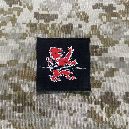 BKG LB X DE Style SK8 Red Lion Patch