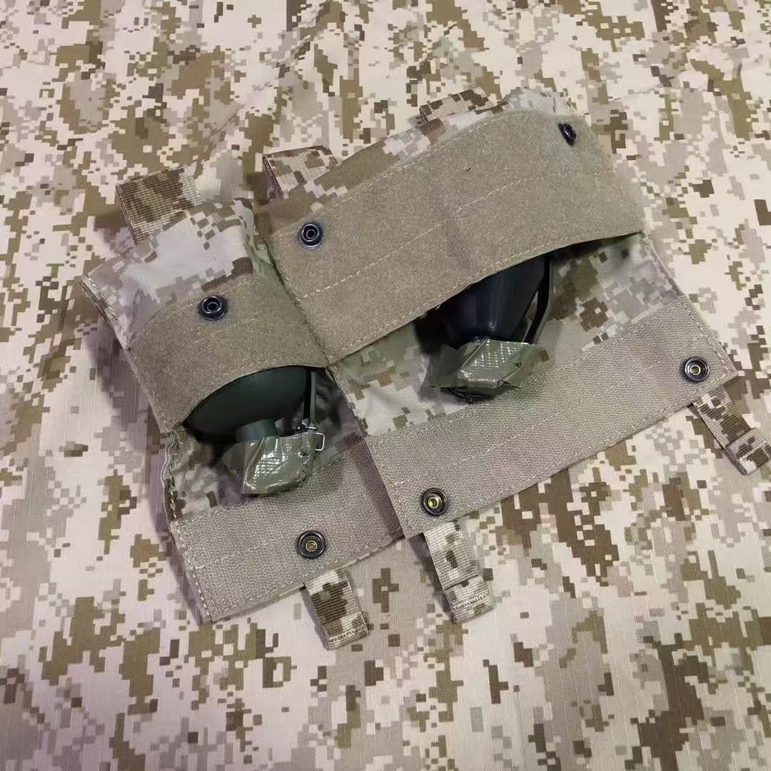 BKG LB-Style 2638B Inverted Belt Mount Grenade & Thermo Pouch