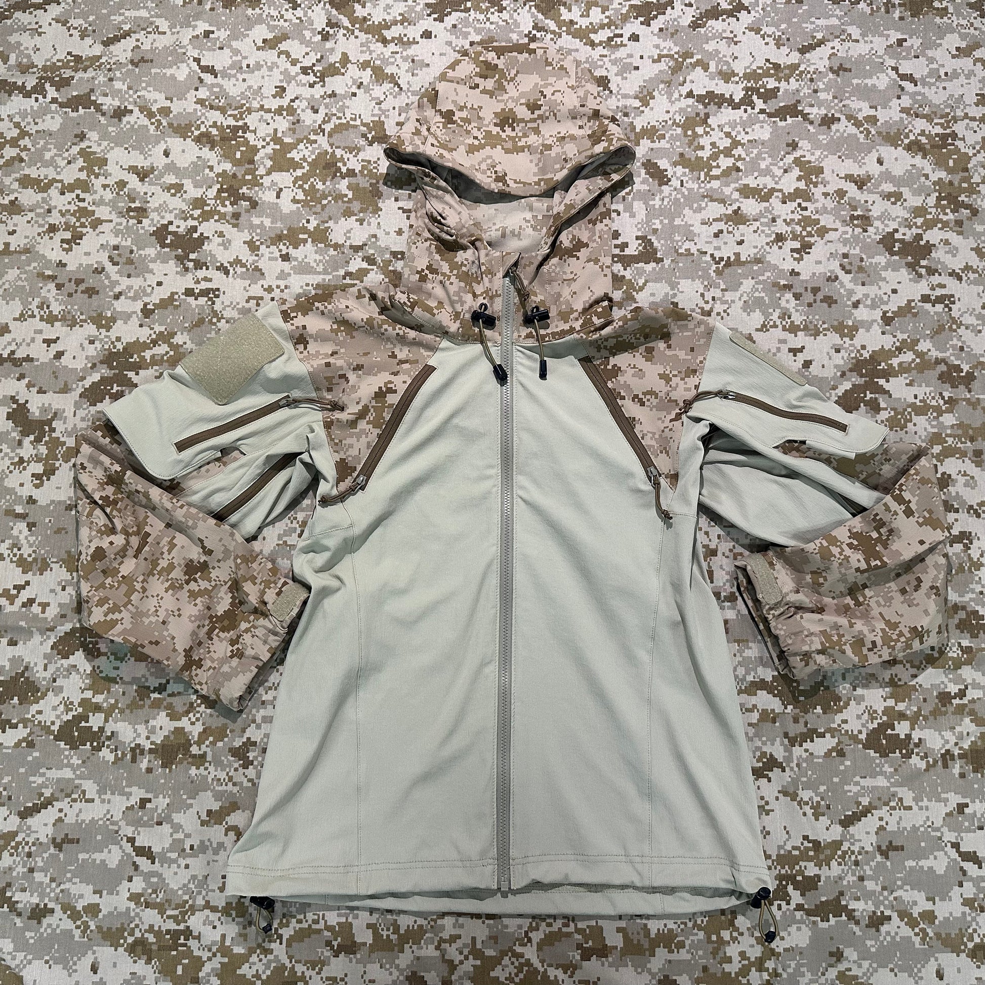 BKG ARC-style Gryphon Prototype 2.0 Halfshell - AOR1 NIR DWR Stretch Jacket