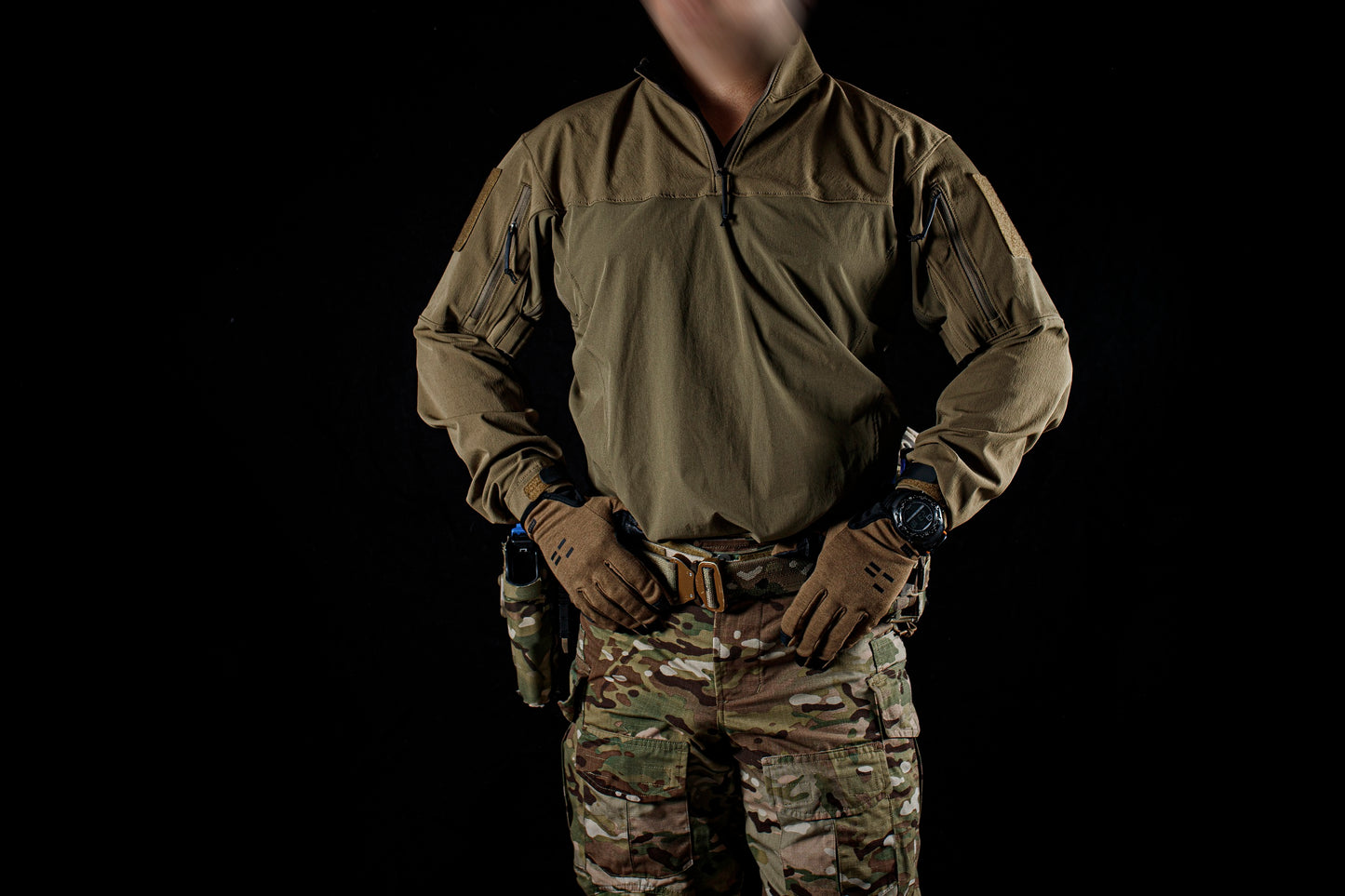 BKG ARC-Style LEAF Sphinx Crocodile Halfshell Combat Jacket