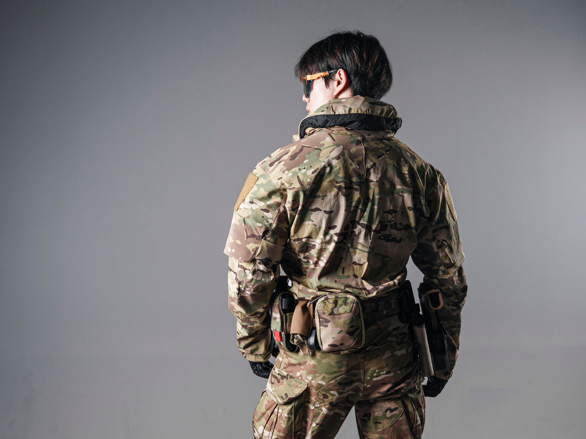 Product photo of BKG ARC-style Gryphon Multicam Halfshell Jacket.
