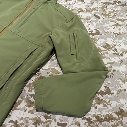 BKG BE-Style Cold Fusion Gen1 Coyote Green Softshell Combat Jacket