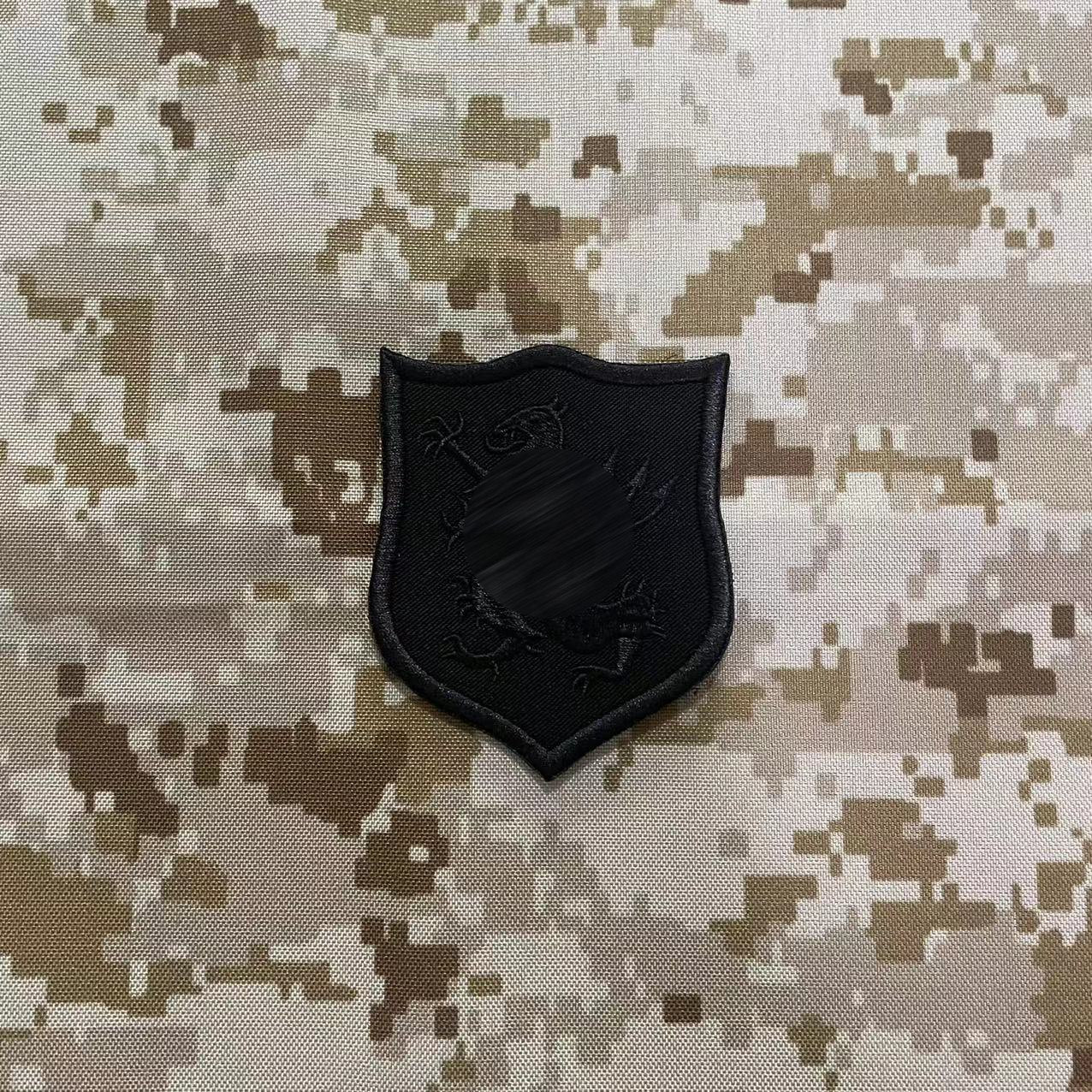 BKG DEVGRU Gold Squadron Low-Vis Lion Patch - High-Precision Embroidery Detail