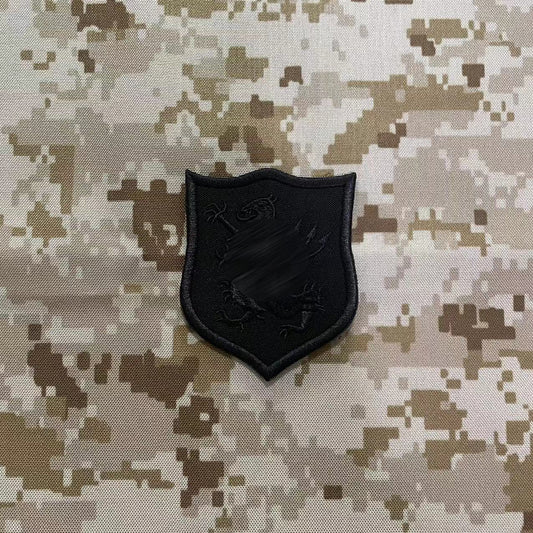 BKG DEVGRU Gold Squadron Low-Vis Lion Patch - High-Precision Embroidery Detail