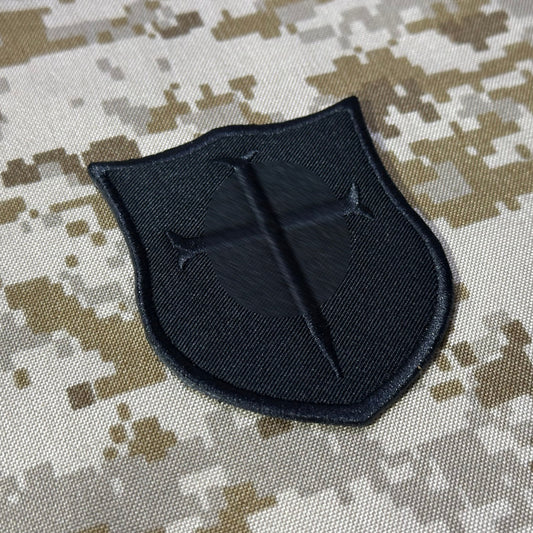 BKG DEVGRU Gold Squadron Low-Vis Crusader Cross Patch