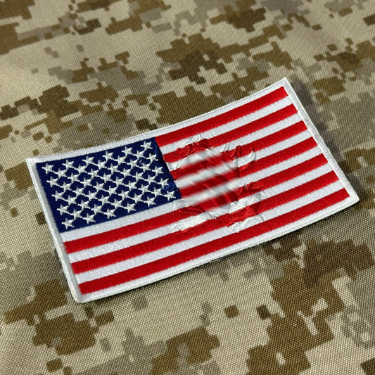 BKG DEVGRU Gold Squadron Hidden Embroidery Lion Flag Patch