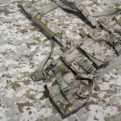 BKG EI-Style AOR1 DGII Tan Webbing MPCR Multi-Purpose Chest Rig